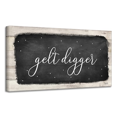 Ready2HangArt 'Gelt Digger' Hanukkah Canvas Wall Art by Olivia Rose