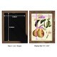 preview thumbnail 56 of 138, Printed Tuscan Fruits IV -Framed Print w/glass-Cherry Red