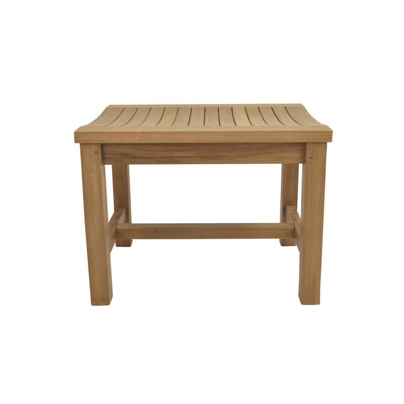 Casablanca Teak Outdoor Dining Stool - N/A