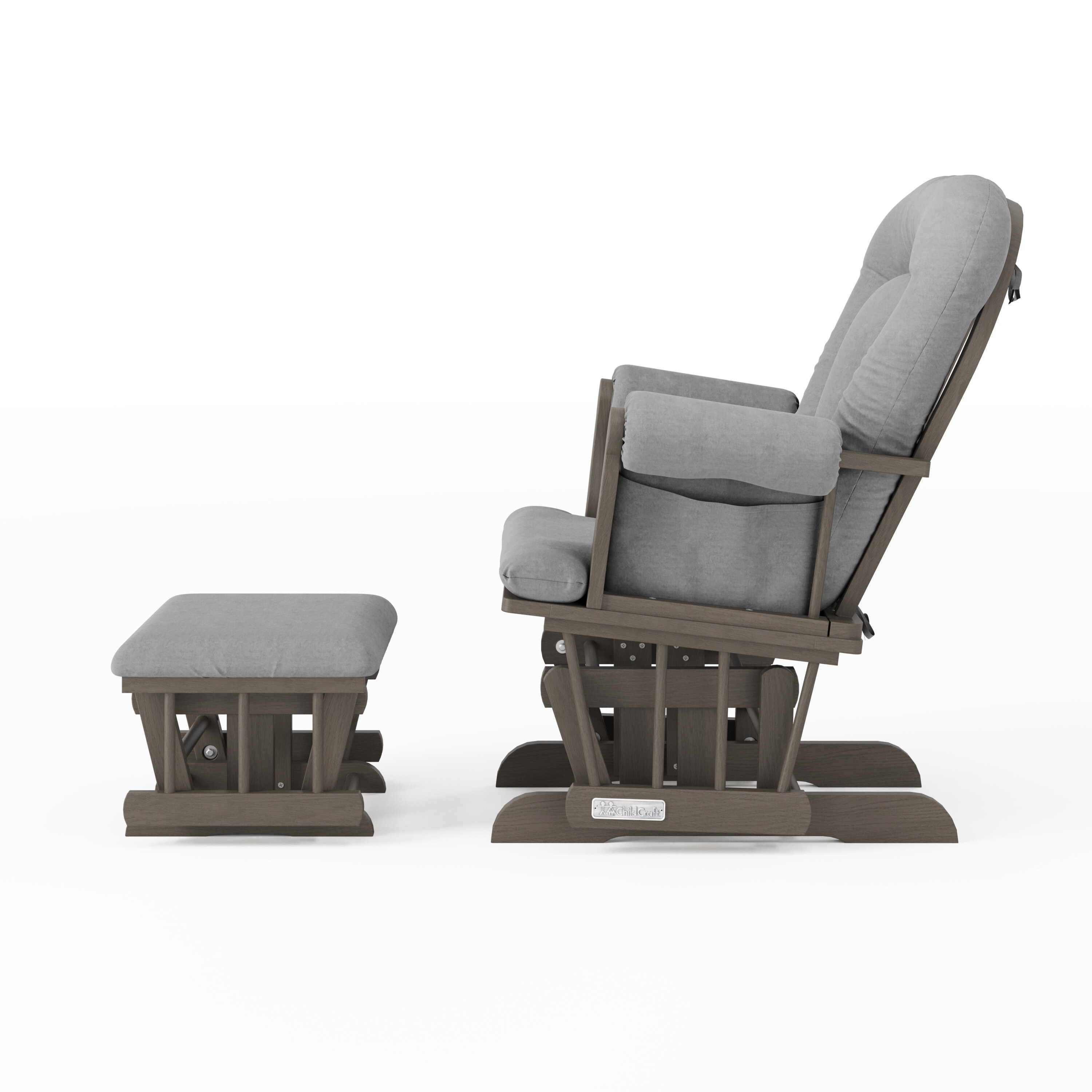 Aiden glider rocker with nursing ottoman outlet