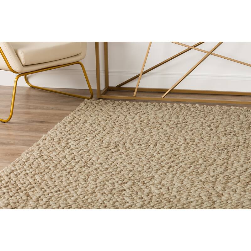 Addison Boulder Chunky Hand-loomed Wool Area Rug
