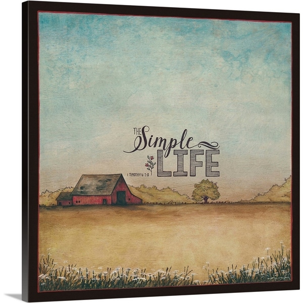 "The Simple Life" Canvas Wall Art