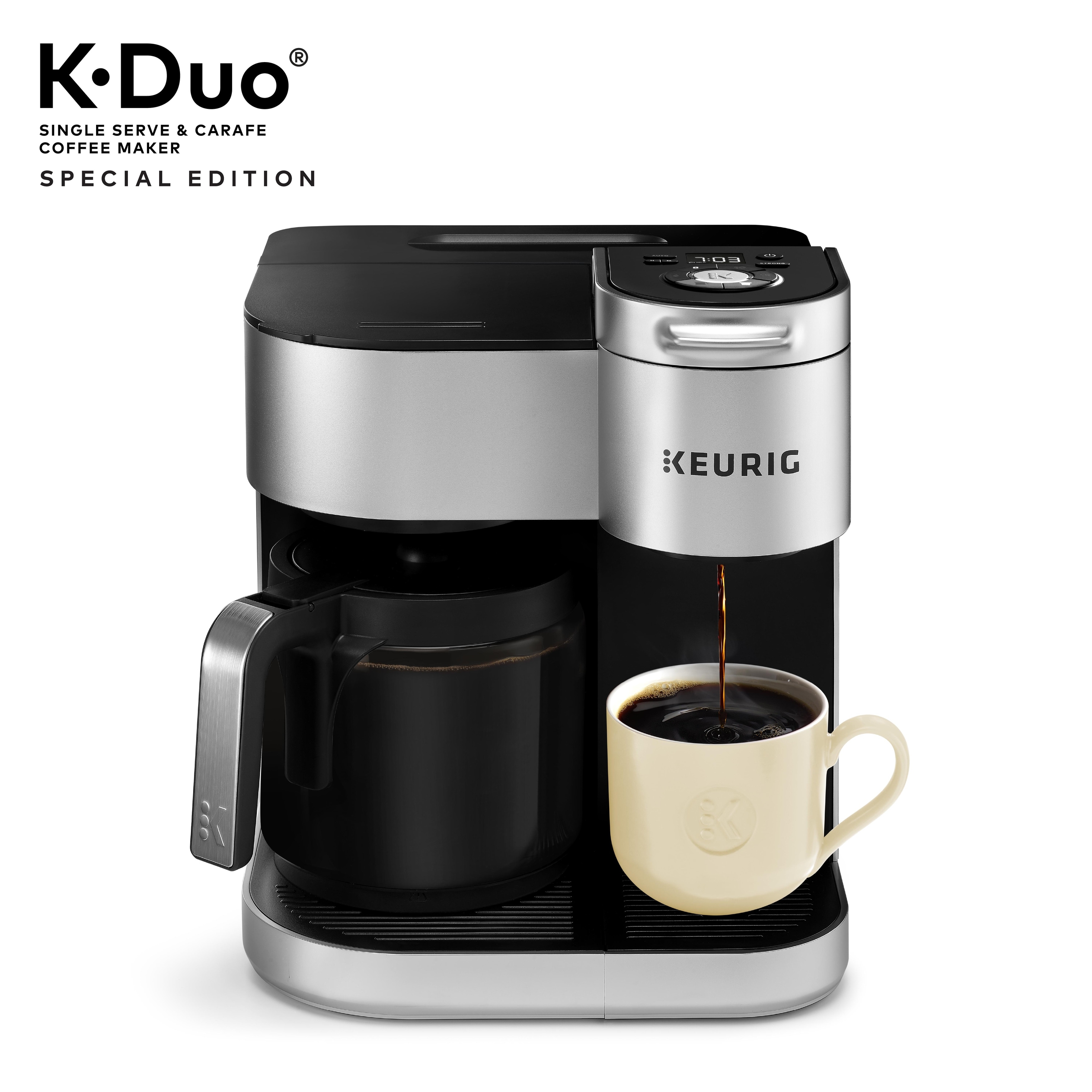 Keurig K-Duo Plus Single Serve and Carafe Coffee Maker & 12-Cup #MF9820