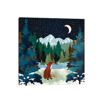 iCanvas "Winter Fox Vista" by SpaceFrog Designs Canvas Print
