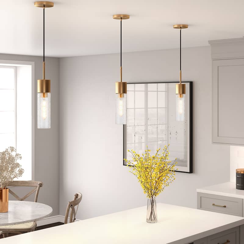 Lance 3.5" Wide Pendant with Glass Shade