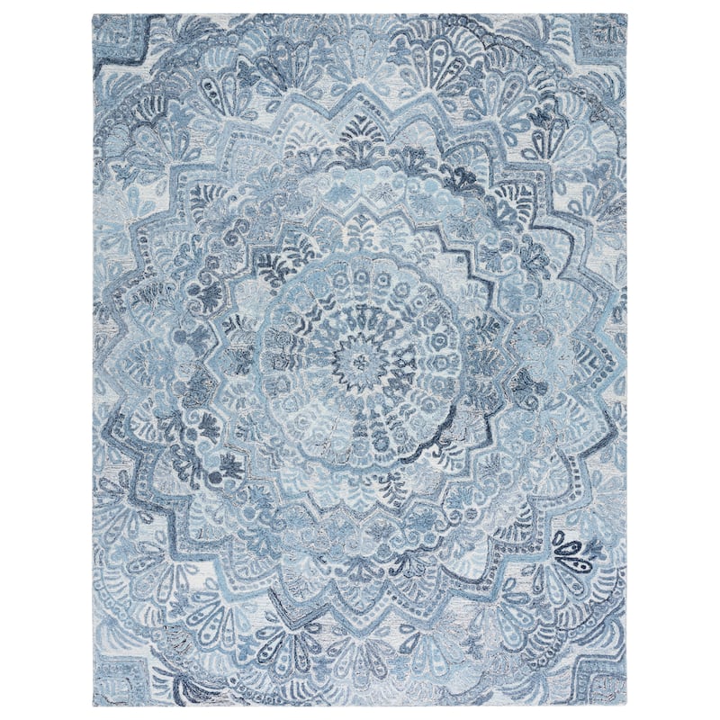 SAFAVIEH Handmade Marquee Genta Modern Medallion Wool Rug