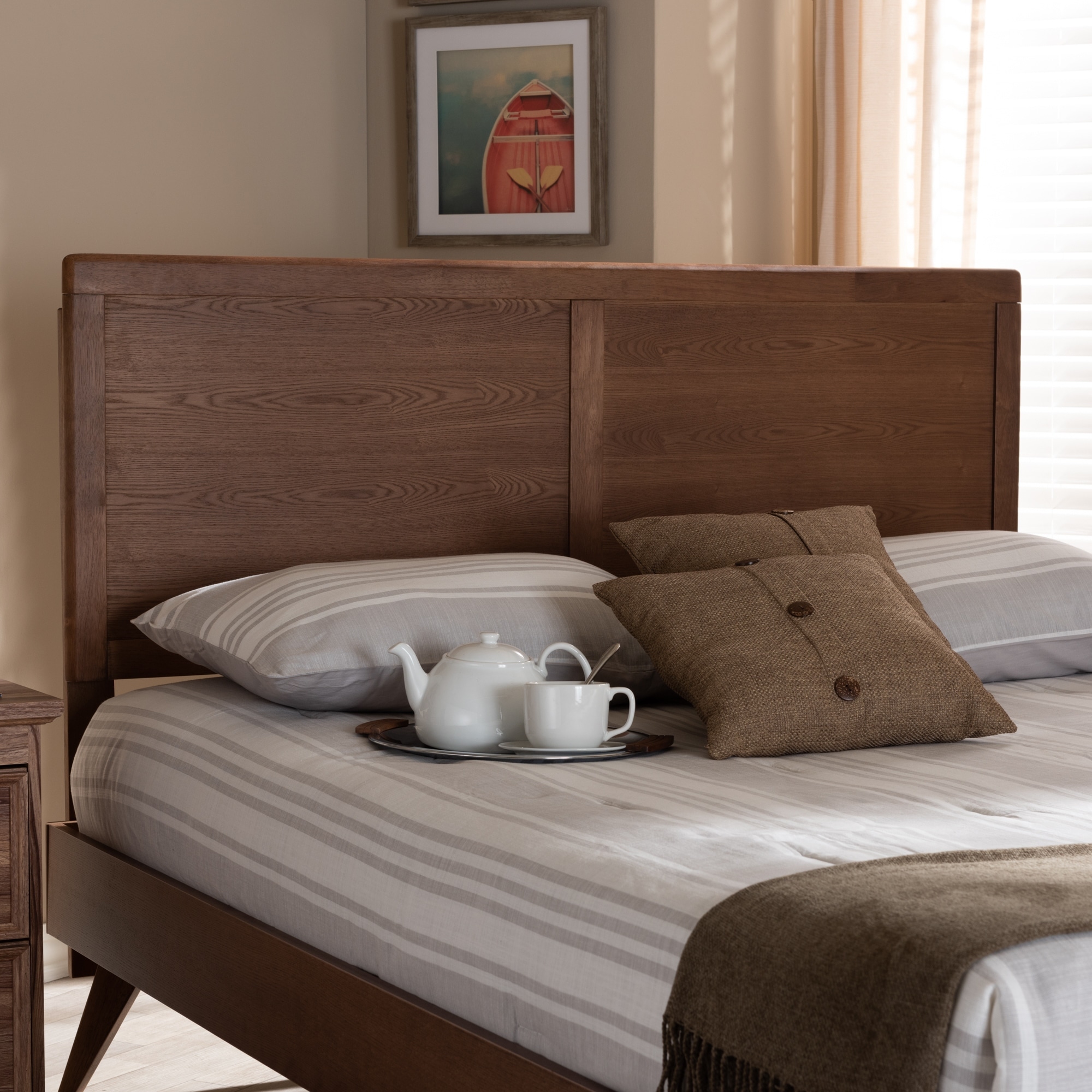 Mid century modern shop king size headboard