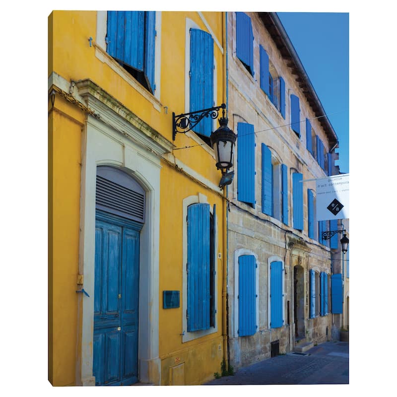Blue Windows Galore by Sossi Madzounian Canvas Art Print