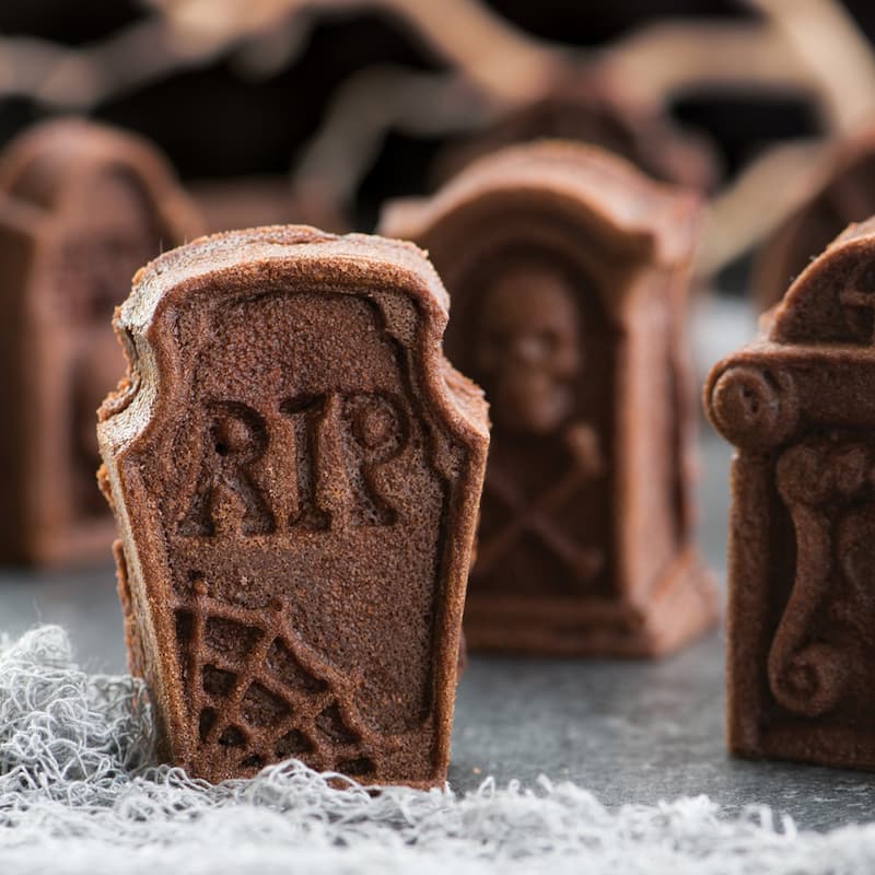 Nordic Ware Tombstone Cakelets - Brown