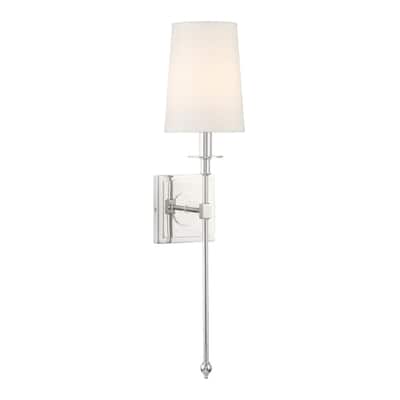 Minka Lavery 2021 Calera 23" Tall Wall Sconce with Fabric Shade