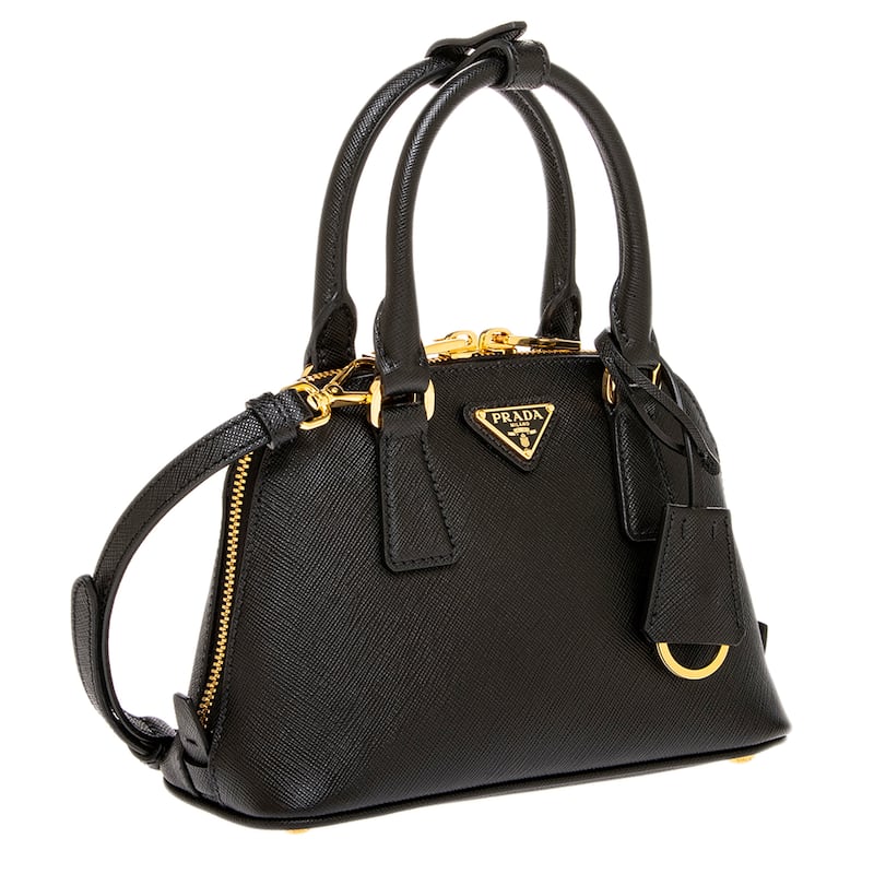 Prada Promenade Mini Saffiano Leather Bag