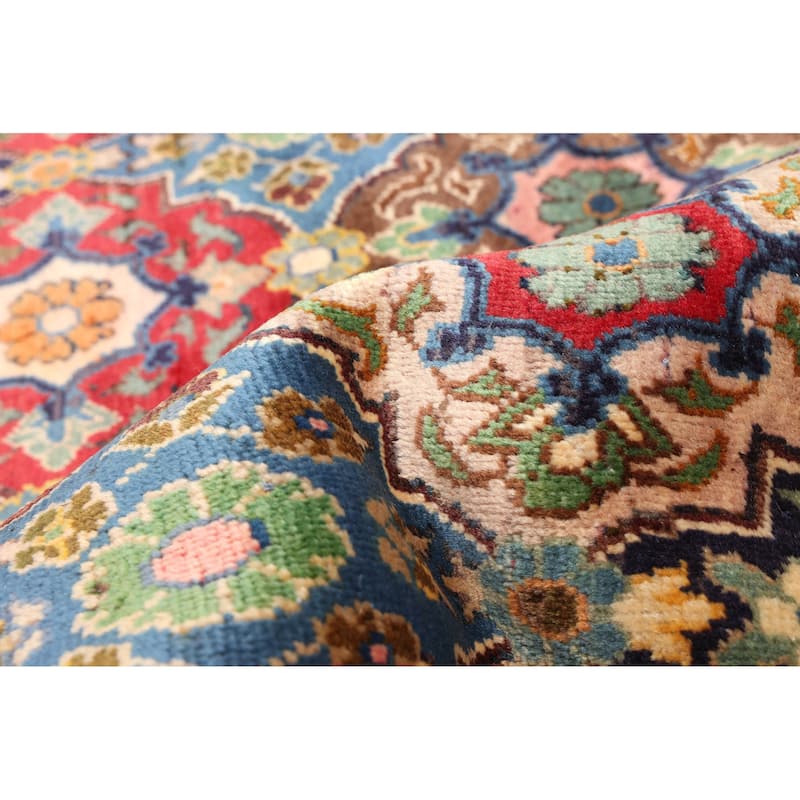 ECARPETGALLERY Hand-knotted Andelz Multi Color Wool Rug - 4'4 x 6'8