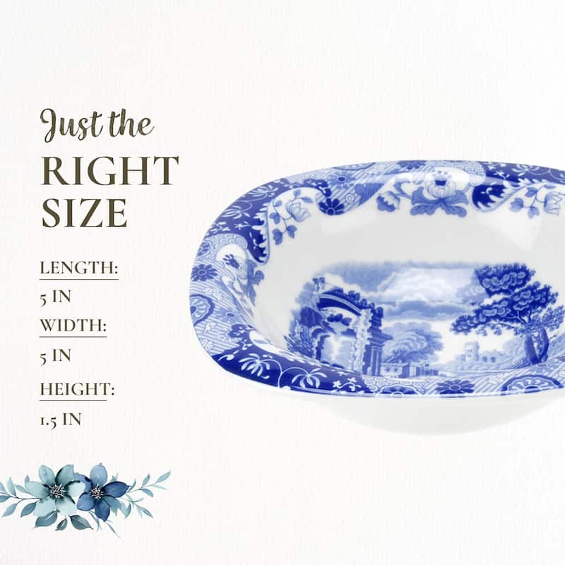 Spode Blue Italian Dip Dish - 5 in