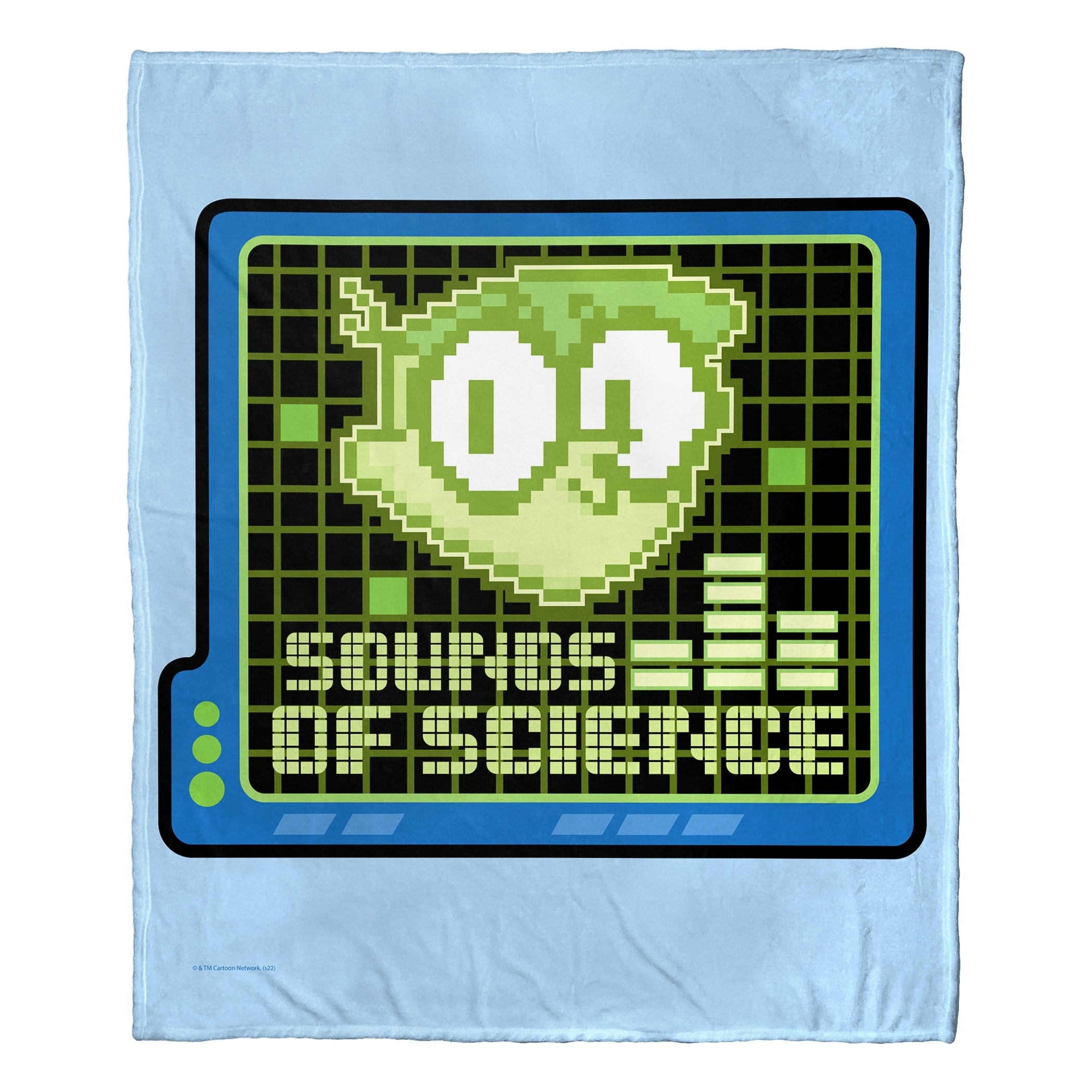 Cartoon Network Dexter's Laboratory Sounds of Science Silk Touch Throw Blanket