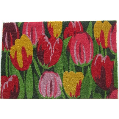 Tulips Outdoor DoorMat