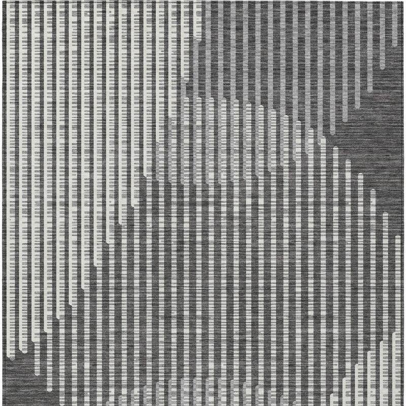 HomeRoots Geometric Transitional Rectangle Outdoor Rug