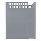 preview thumbnail 15 of 18, Full Size Wood House Loft Bed with Ladder and Wardrobe, Grey