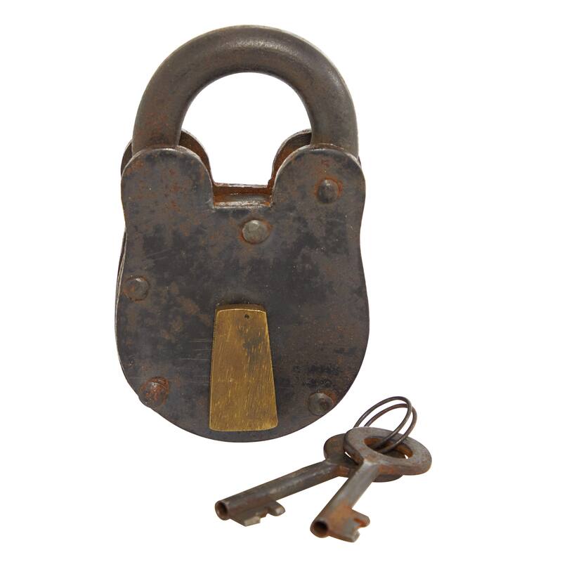 Bronze Metal Lock And Key