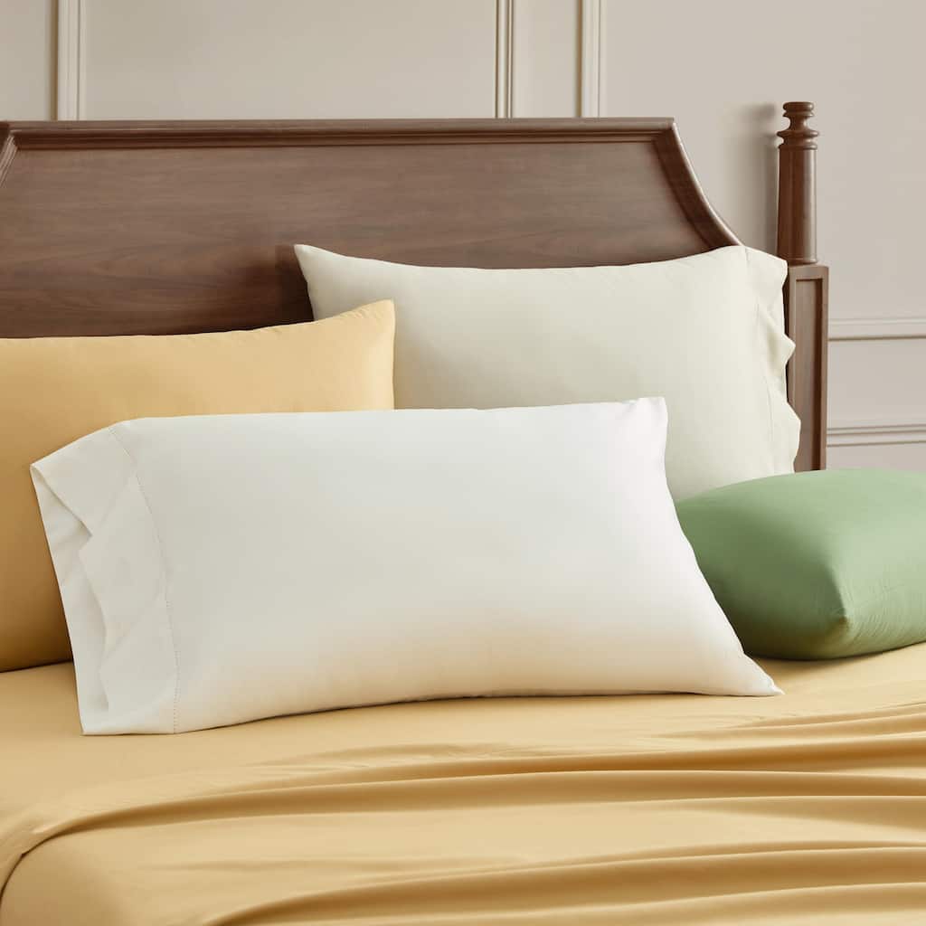 Martha By Martha Stewart Classic Elegance Solid Cotton Sheet Set