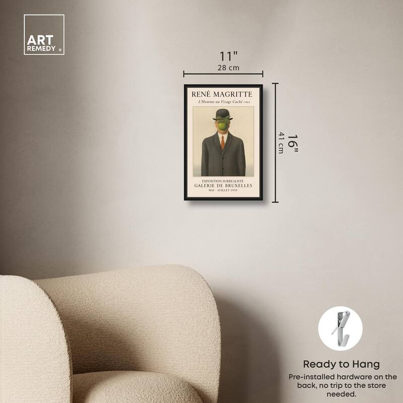 Hidden Face Canvas by Art Remedy