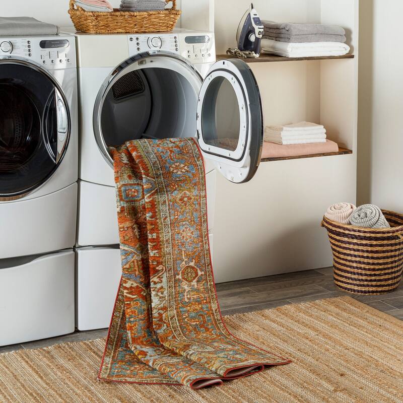 Livabliss Uttara Persian Machine Washable Area Rug
