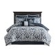 preview thumbnail 75 of 79, Madison Park Odette 8 Piece Jacquard Comforter Set