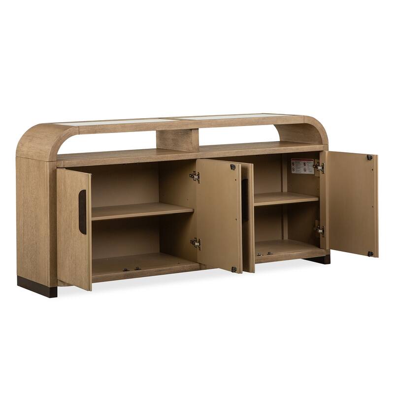Magnussen Home Tristan Swiss Coffee Sideboard - 70''W x 18''D x 34''H