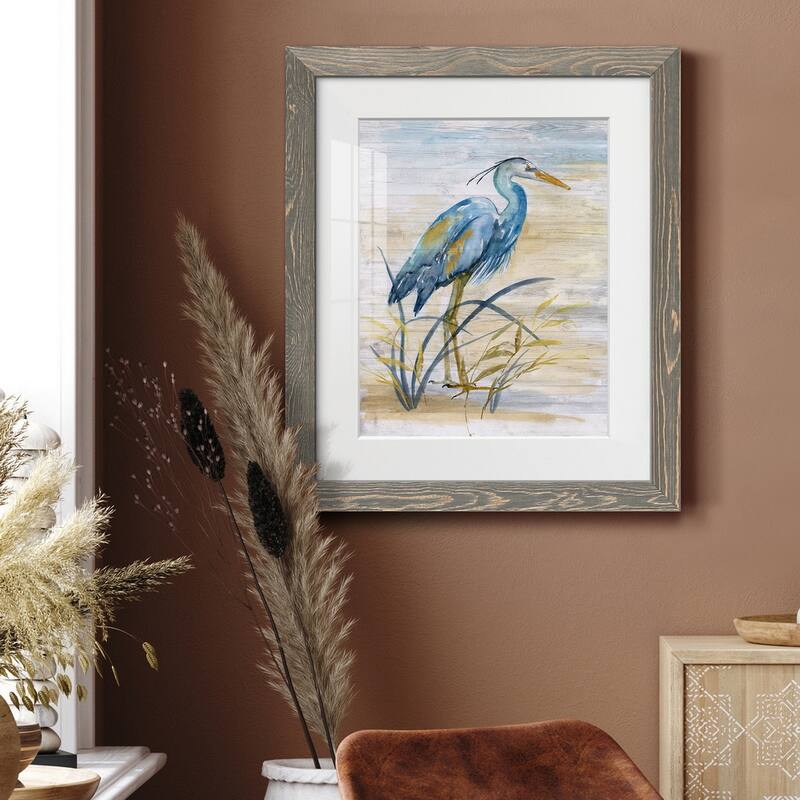 Blue Heron I-Premium Framed Print - Ready to Hang