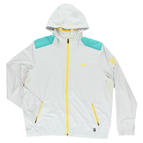 white light aqua nike jacket