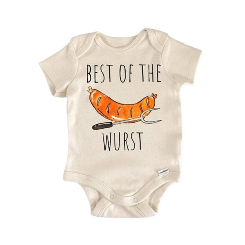 Oktoberfest German Fall - Baby Boy Girl Clothes Infant Bodysuit Funny Cute - White - 3-6M