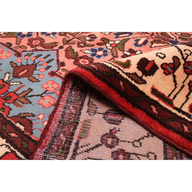 ECARPETGALLERY Hand-knotted Anadol Coral, Light Red Wool Rug - 4'2 x 7'10