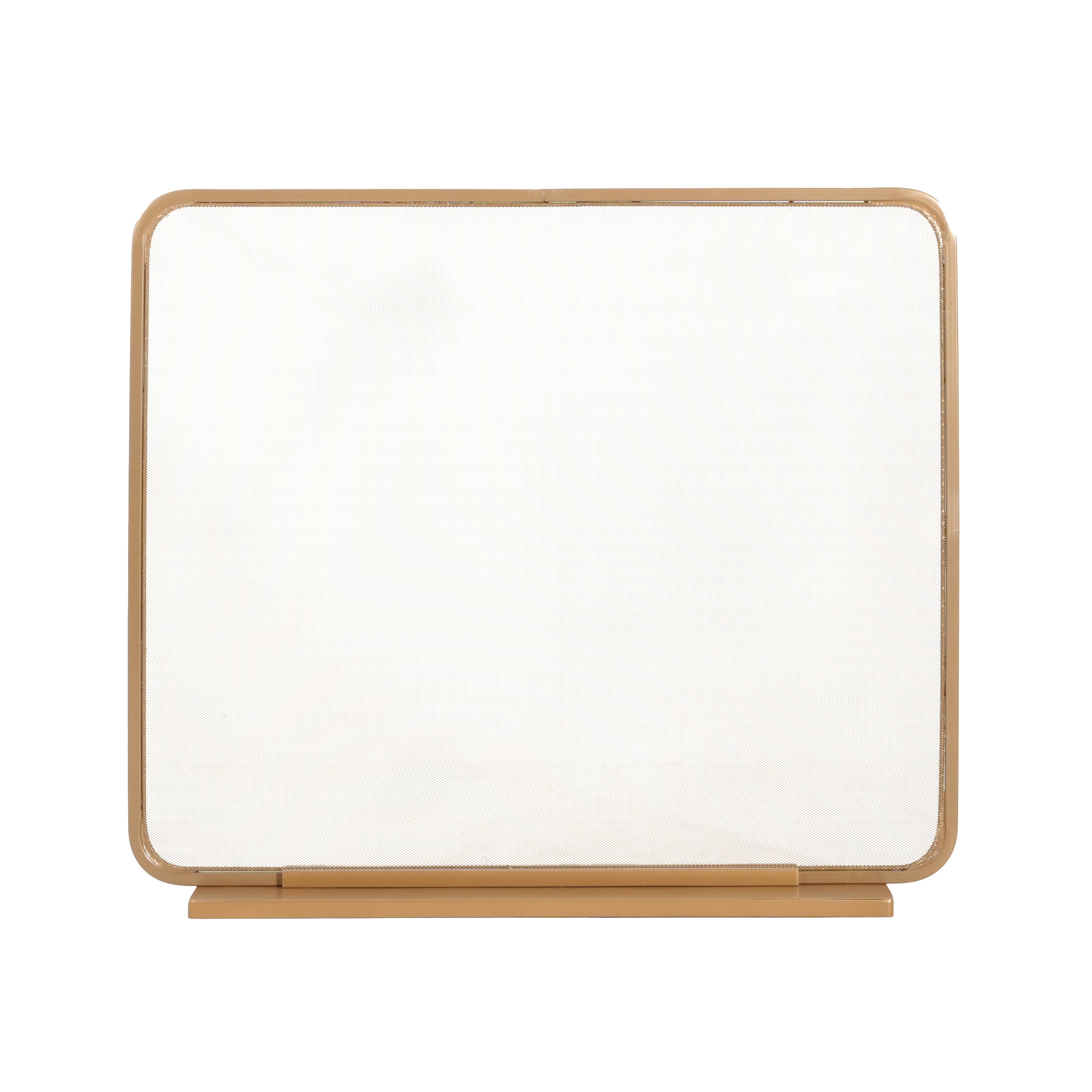 Roomfitters Tahlia 1-Panel Iron Fireplace Screen with Rounded Corners