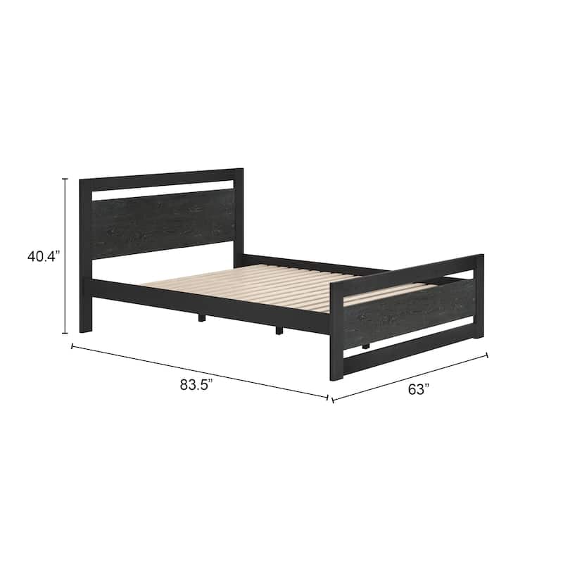 Repos Queen Bed Black