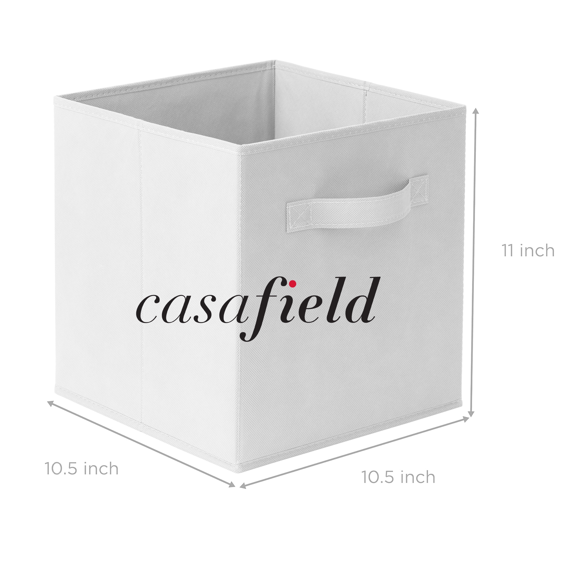 Casafield set of 6 best sale collapsible fabric cube storage bins