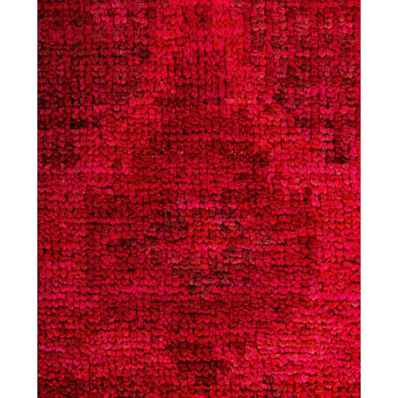 Overdyed One-of-a-Kind Hand-Knotted Area Rug - Pink - 4' 1" x 6' 3"