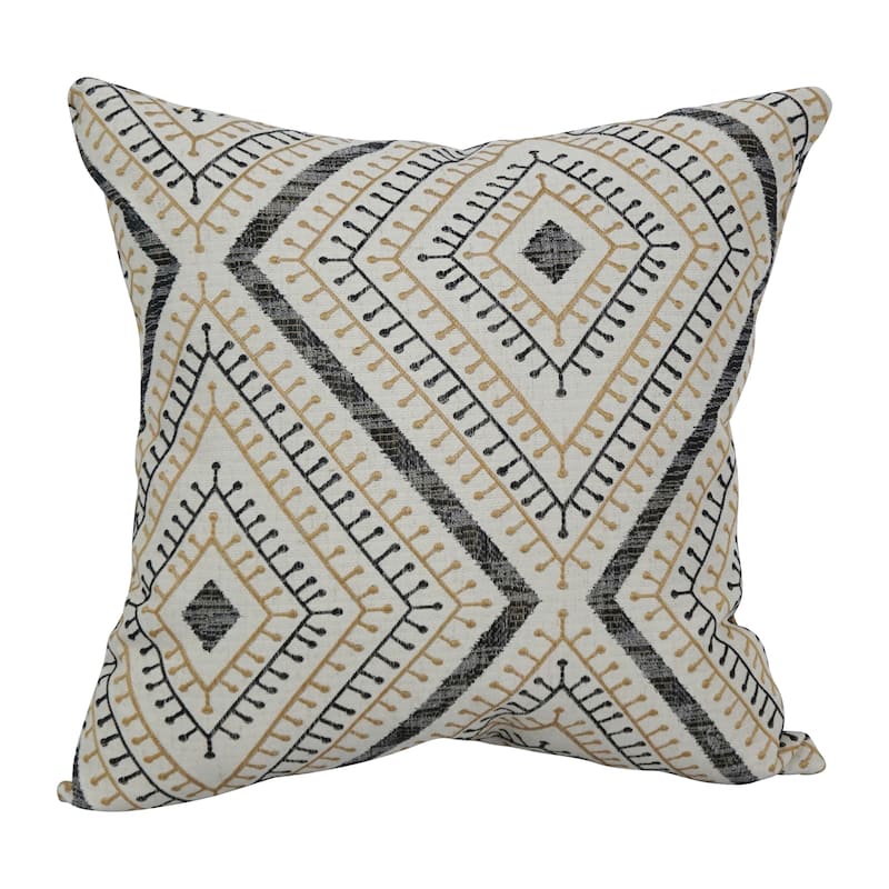 Blazing Needles 17-inch Square Throw Pillows (Set of 2)