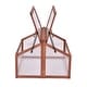 preview thumbnail 3 of 7, Double Box Garden Wooden Greenhouse - 35.5" x 31.5" x 23.0"(L x W x H)
