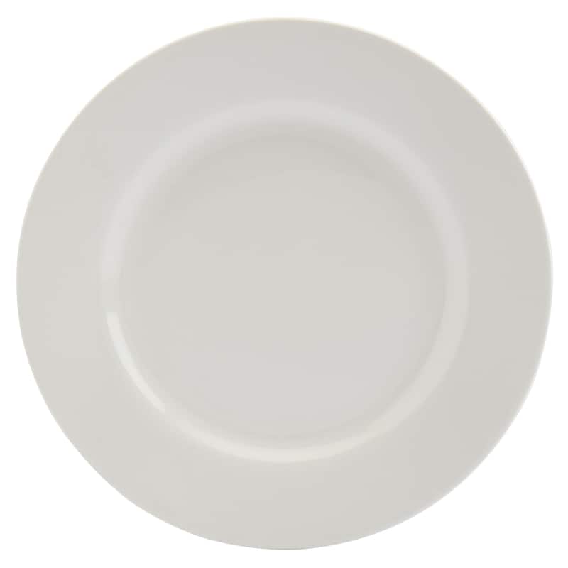Tabletops Gallery White Porcelain 16-piece Dinnerware Set