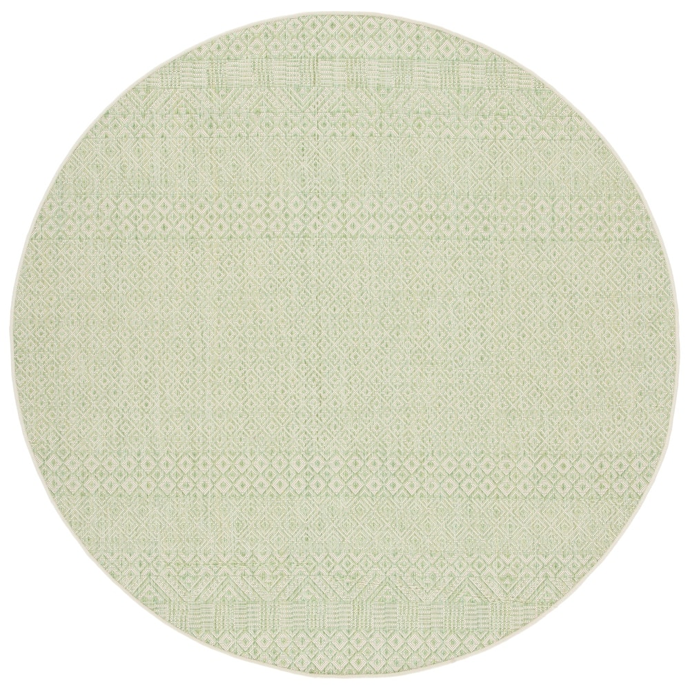 SAFAVIEH Courtyard Shikibu Indoor/ Outdoor Waterproof Patio Backyard Rug