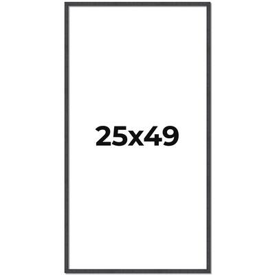 25x49 Frame Brown Solid Wood Picture Frame - Complete Modern Photo