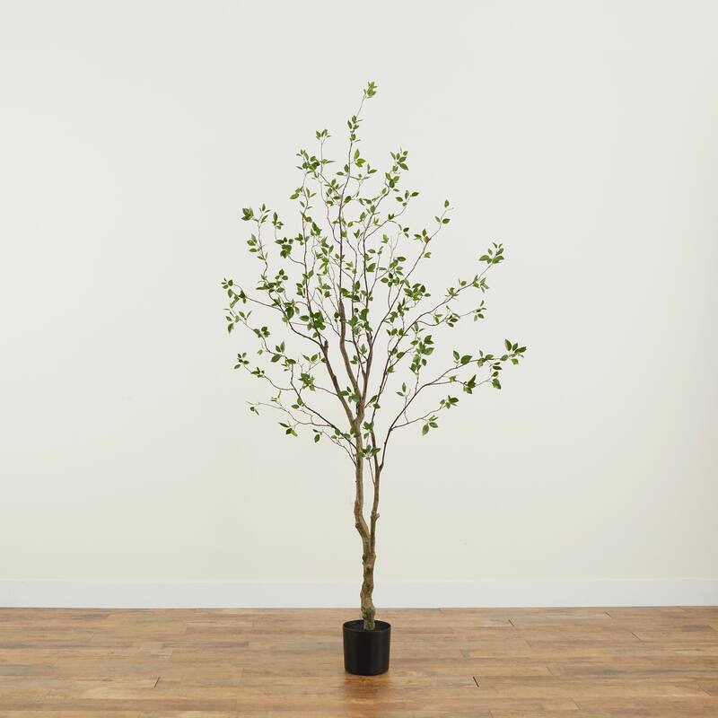 8' Minimalist Citrus Artificial Tree - 8' - Green