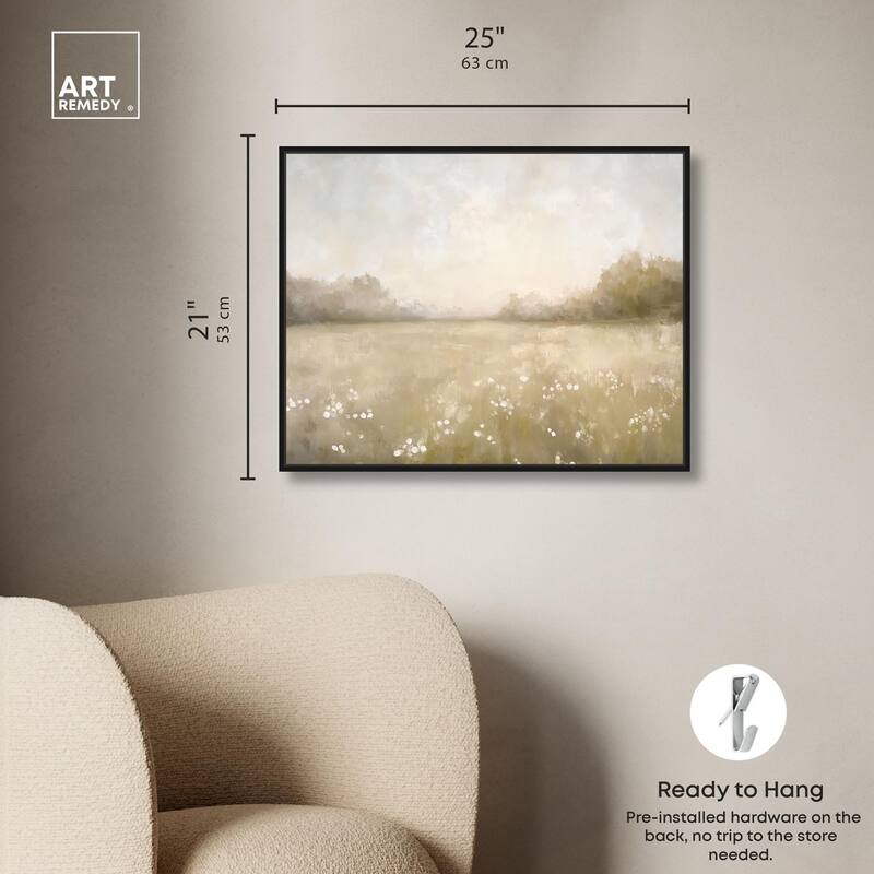 Peaceful Expanse Canvas by Art Remedy