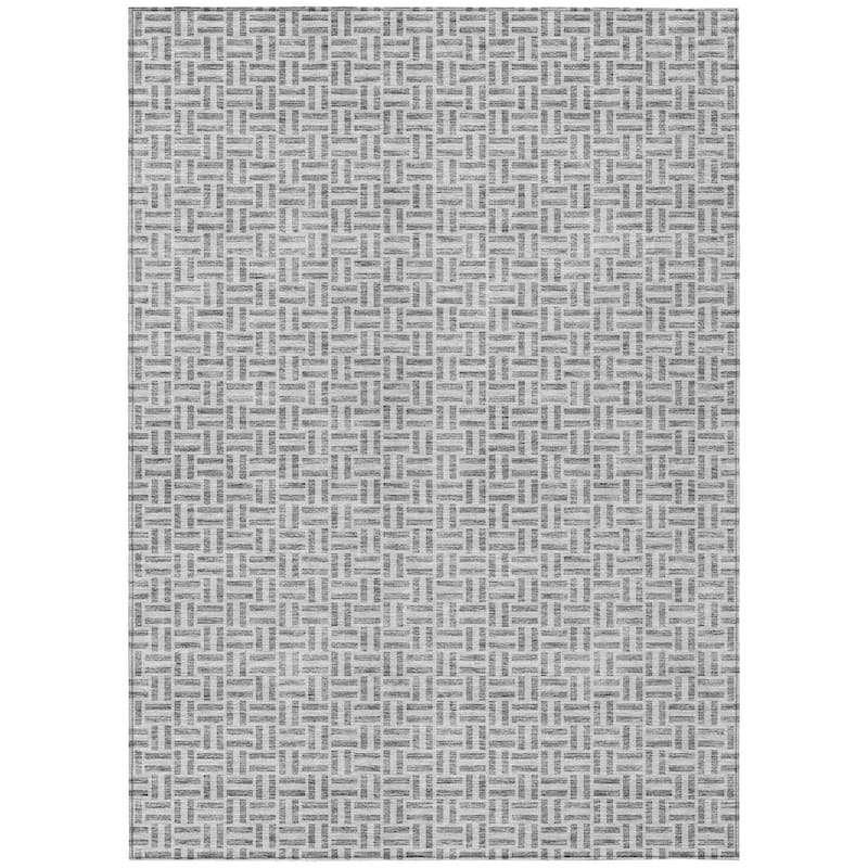 Machine Washable Indoor/ Outdoor Chantille Contemporary Casual Rug