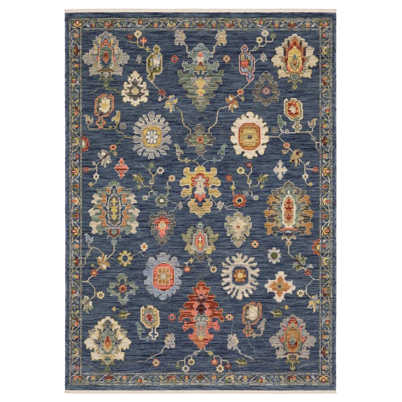 Style Haven Lawson Vintage Oriental Area Rug - 7' 10" x 10' 10" - Blue/ Multi
