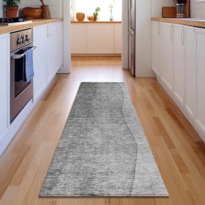 Premium Washable Super Soft Ombre Stripes Mayfield Rug