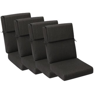 Aoodor Olefin 44.5-inch Outdoor Chair Cushion (Set of 4)