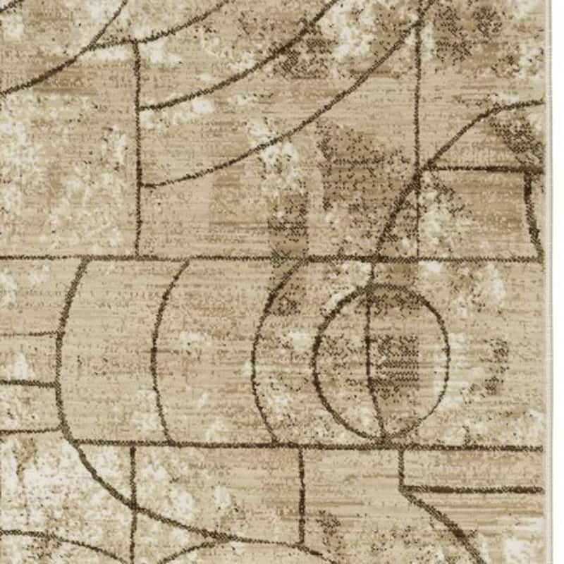 HomeRootsGeometric Modern Rectangle Area Rug