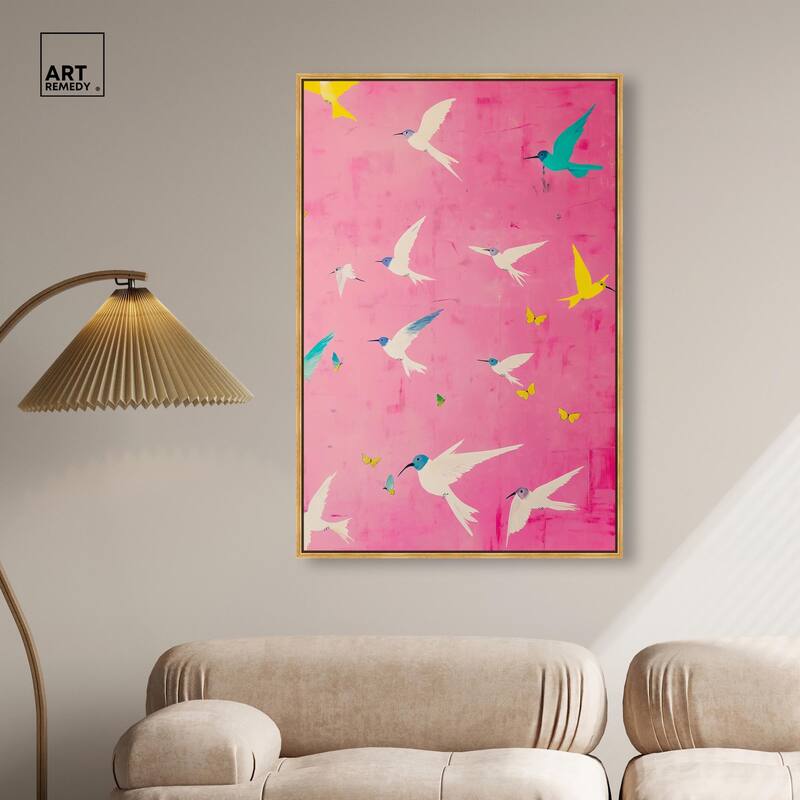 Soaring Sorbet Canvas by Art Remedy