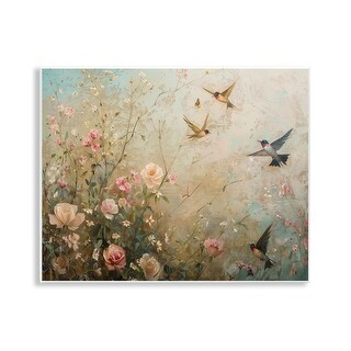 Stupell Spring Meadow Birds Wall Plaque Art Design By Arlington Prints ...