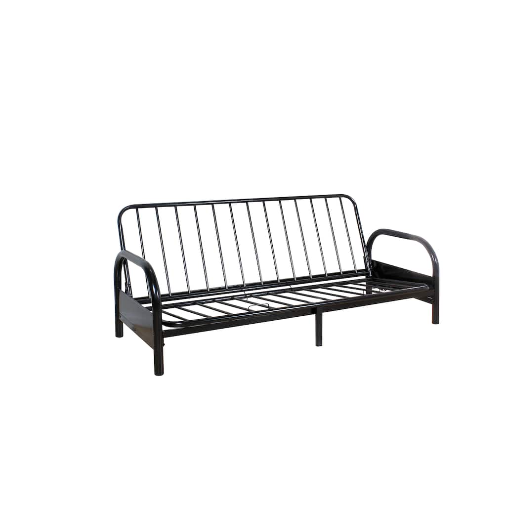 Black Finish Adjustable Metal Sofa Frame (Cushion not included)
